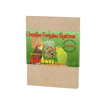 Hideaway foraging feeder recharge