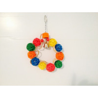 Vine ball braided wreath Vine ball braided wreath