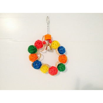 Vine ball braided wreath Vine ball braided wreath