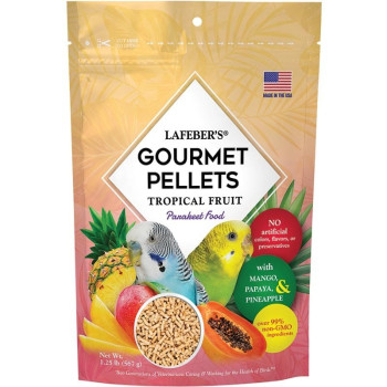 Tropical fruit gourmet pellets perruche 1.25 lb-567 gr Tropical fruit gourmet pellets perruche 1.25 lb-567 gr