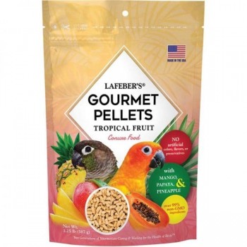 Tropical fruit gourmet pellets conure 1.25 lb-567 gr Tropical fruit gourmet pellets conure 1.25 lb-567 gr