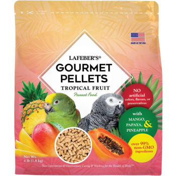 Tropical fruit gourmet pellets perroquet 4 lb-1.8 kg