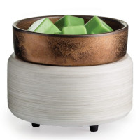 Chauffe-cire Whitewashed bronze